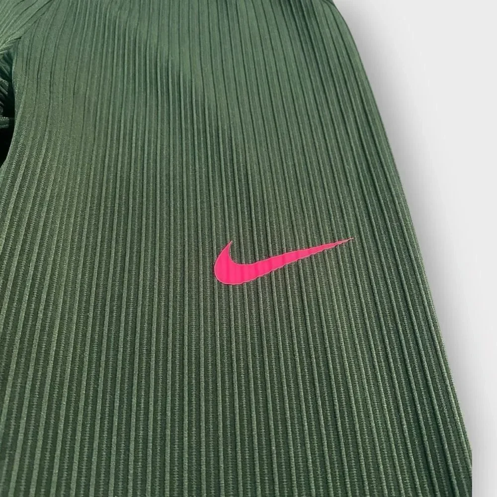 Nike Pro Elite 3/4 Running Green Pants Aeroswift USA DX9076-000 Womens size M - Picture 2 of 8